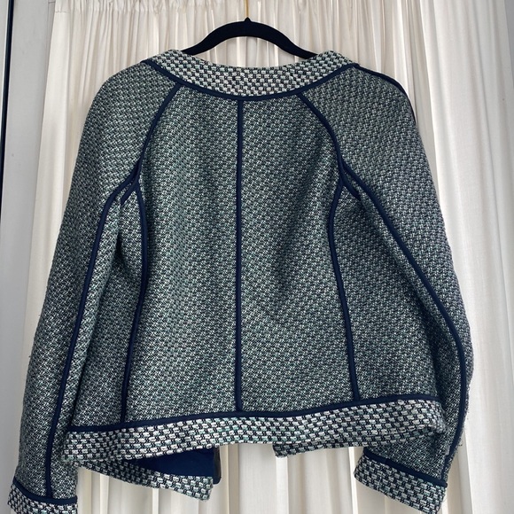 Club Monaco - size 8 - beautiful green fabric blazer - Picture 4 of 4